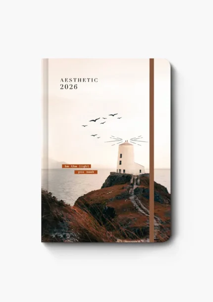 AESTHETIC ΗΜΕΡΗΣΙΟ ΗΜΕΡΟΛΟΓΙΟ 2026 ΦΑΡΟΣ 17Χ25