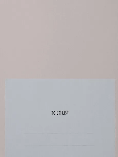 2 MINUTE RULE TO DO LIST