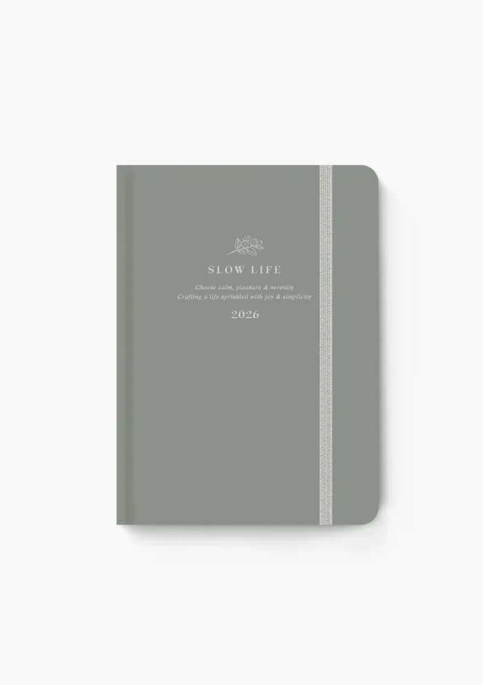 SLOW LIFE GREY ΗΜΕΡΗΣΙΟ 2026 12X17