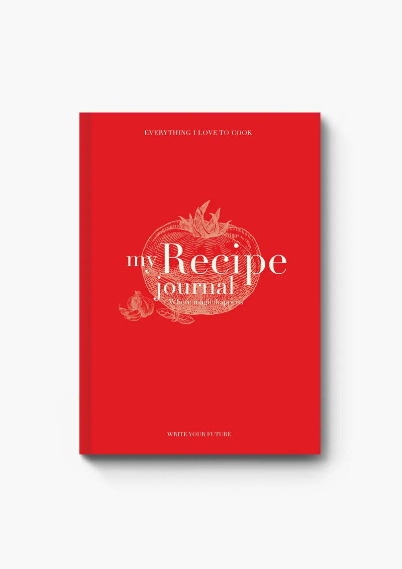 ΣΗΜΕΙΩΜΑΤΑΡΙΟ_MY_RECIPE_JOURNAL_17x25_RED MY RECIPE ΣΗΜΕΙΩΜΑΤΑΡΙΟ EMERALD